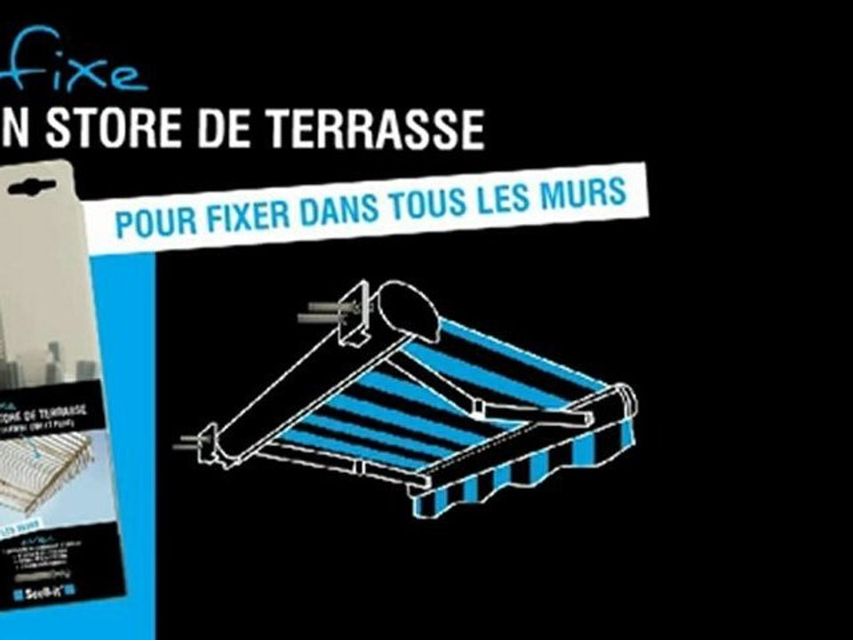 Comment fixer mon store de terrasse grand format ?