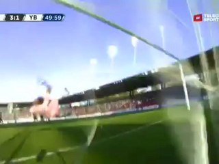 Josef Martínez marcó un golazo en la derrota del Young Boys ante el Grasshopper Frank Feltscher