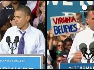 Obama y Romney llegan al último debate empatados en...