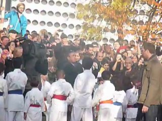 Bruxelles 21 Octobre 2012 statue Jean Claude Vandammmea 025