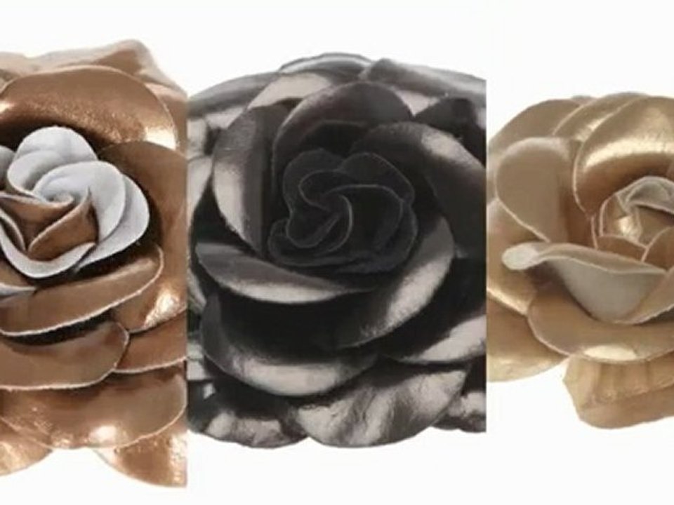 Pince à cheveux broche fleur femme