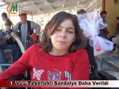 4 Akülü Tekerlekli Sandalye Daha Verildi