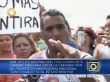 Comunidad El Pao exige al gobierno nacional la culminación del complejo habitacional 