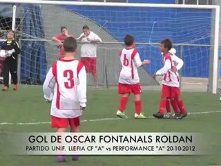 GOLES  PERFORMANCE "A" 20-10-2012