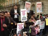 Demonstration Against MQM 10-DOWNING STREET LONDON 30/09/12. SARDAR UZAIR JAN SPEECH.