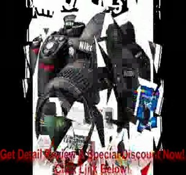 SPECIAL DISCOUNT Nikon D3100 Digital SLR Camera & 18-55mm VR + 55-200mm VR Lens with 16GB Card + Filters + Case + Accessory Kit