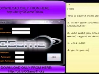 OGame Hack | FREE Download