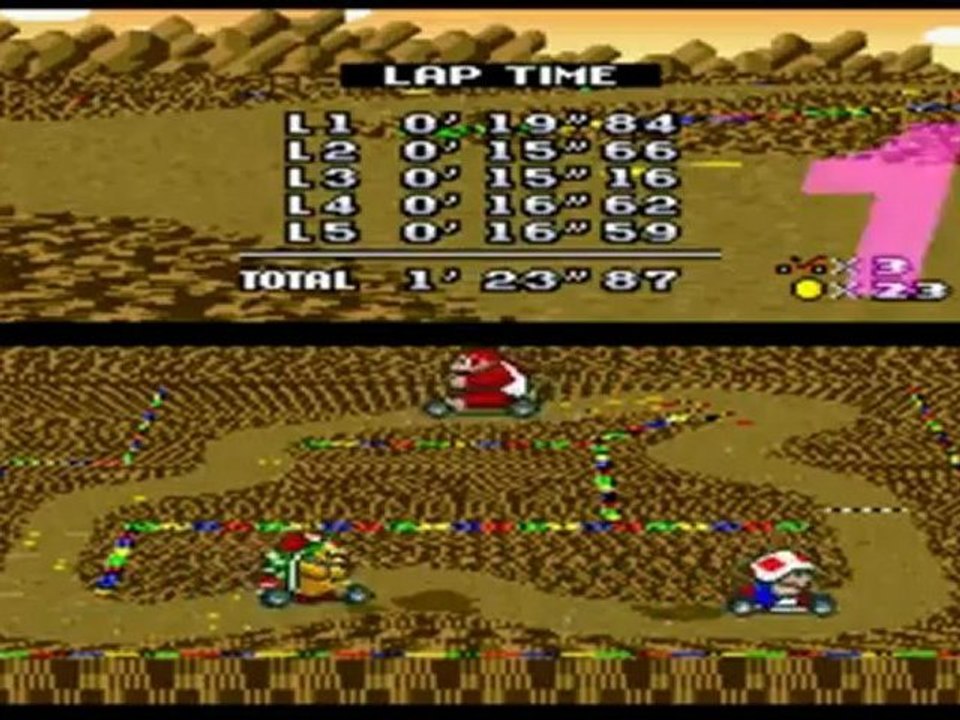 Mario Kart Episode 1 Coupe Champignon et Fleur en 50CC