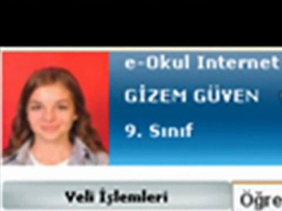 E Okul Veli Bilgilendirme