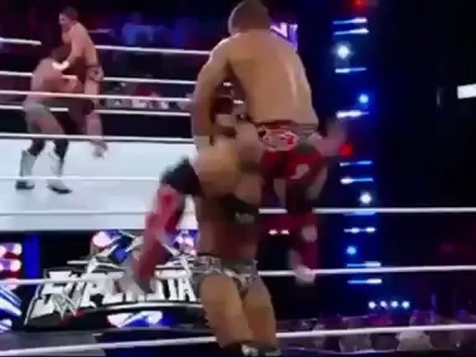 WWE Superstars Tyson Kidd vs Justin Gabriel 3-29-12