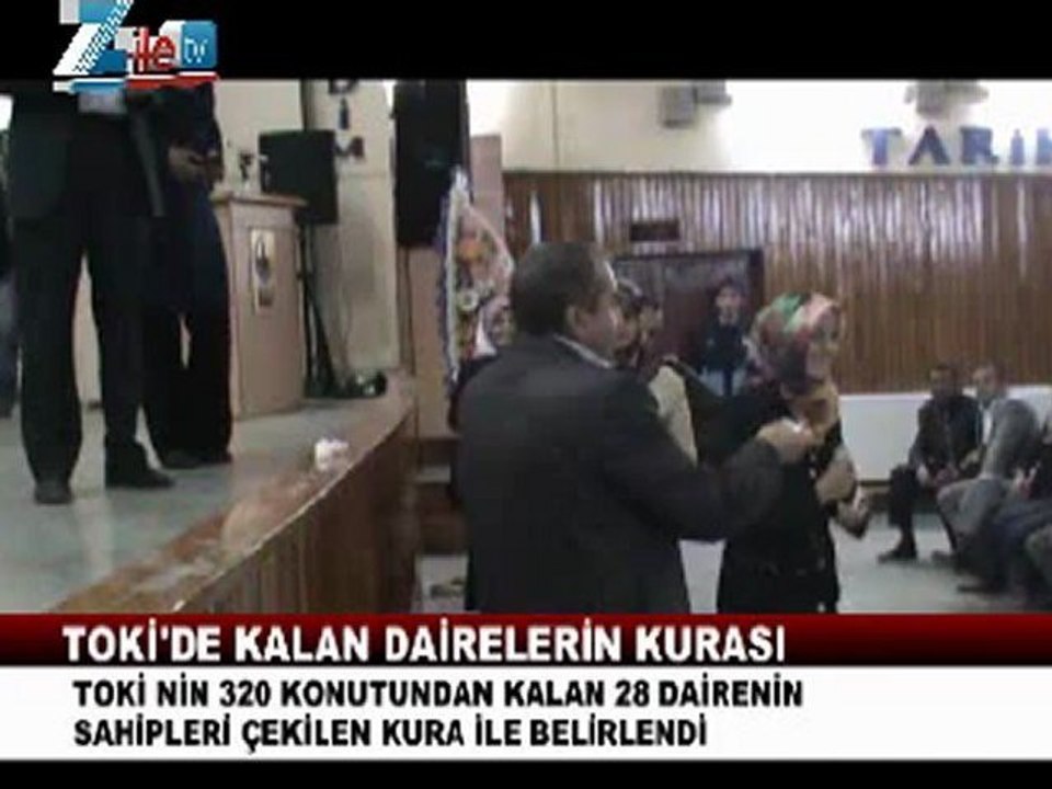 Zile tokide kalan dairelerin çekilişi yapıldı