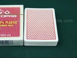 POKER-PLAYING-CARDS--Copag-100%plastic-jumbo-face-Red--Poker-Card-Trick
