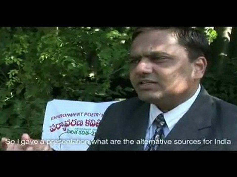 N N Murthy speaks on Alternative Energy Sources in India at Holland