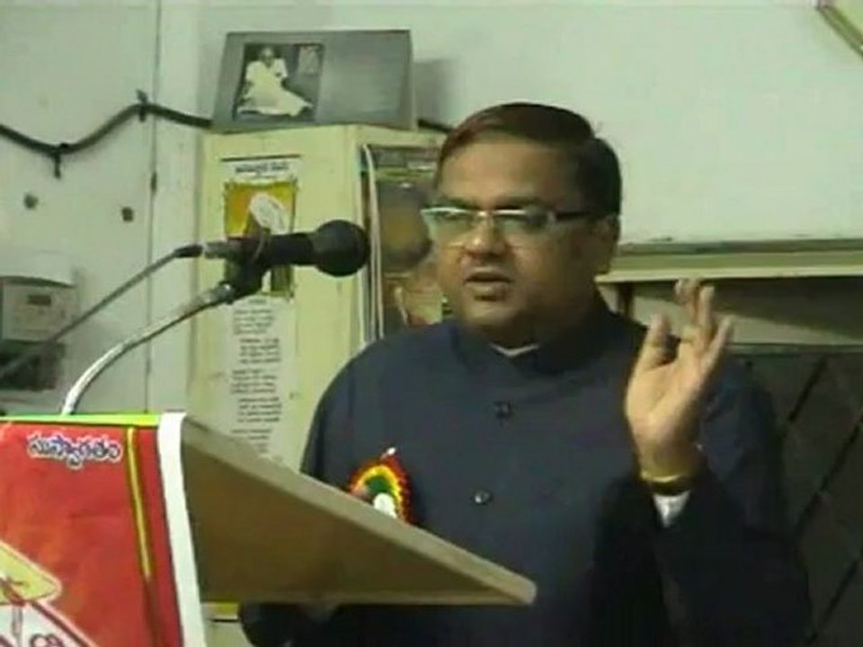 N N Murthy speaks on Paryavaran Kavitodyamam at Hyderabad