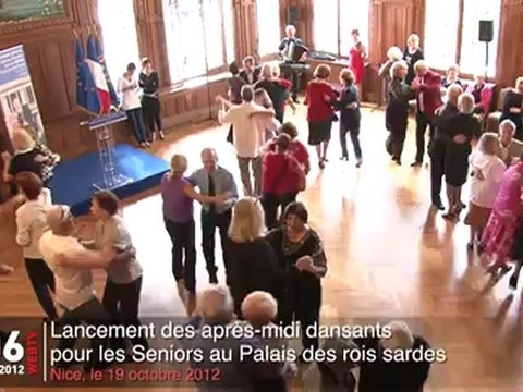 Lancement des après-midi dansants pour les seniors au Palais des rois sardes à Nice