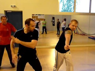 Savate Défense-Désarmement sur attaque bâton