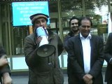 Asim Khan speech at PTI London Protest outside US Embassey in London against drone attacks in Pakistan