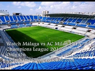 Football AC Milan vs Malaga Live Playing