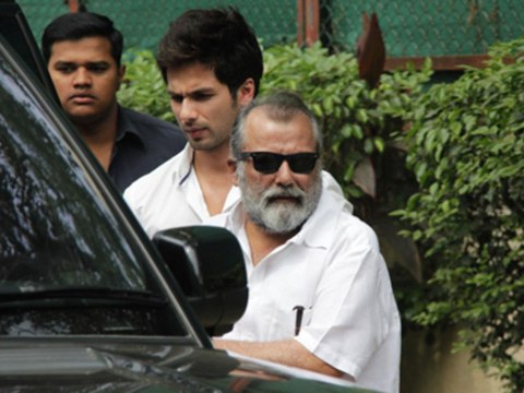 Shahid Kapoor & Sunil Shetty @ Yash Chopra's Funeral