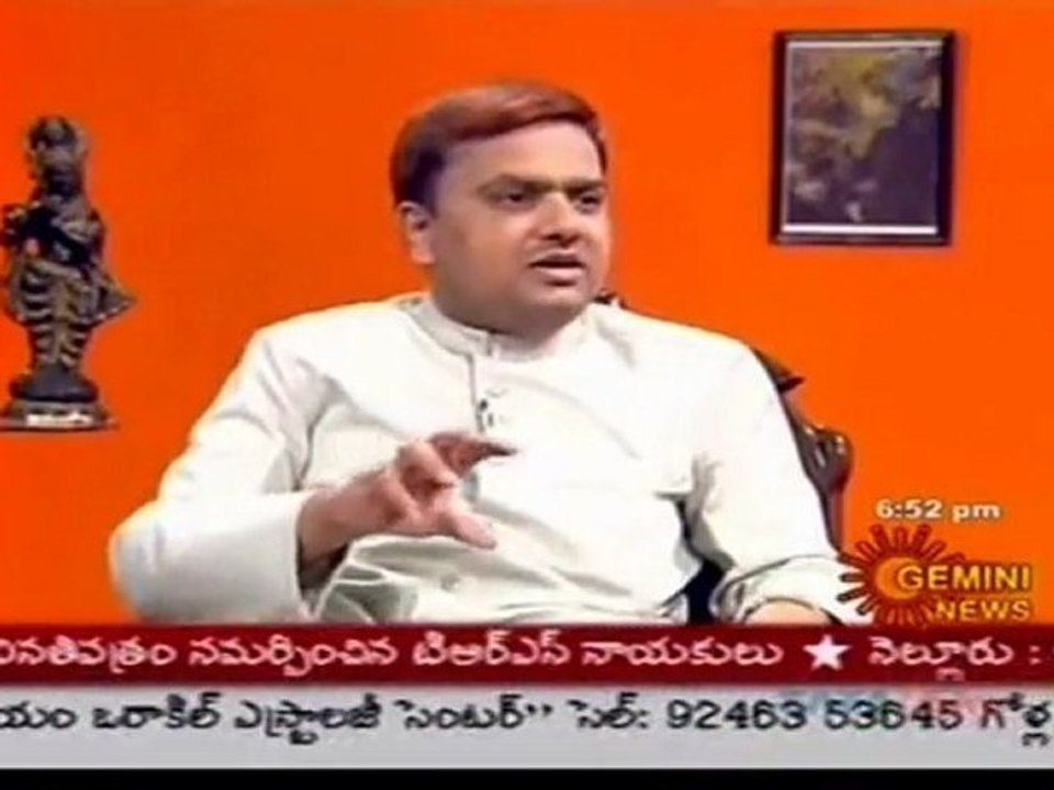 N N Murthy speaks on Paryavaran Kavitodyamam at Gemini TV Interview (Part-7)