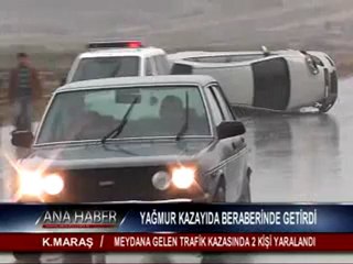 YAĞMUR KAZAYIDA BERABERİNDE GETİRDİ