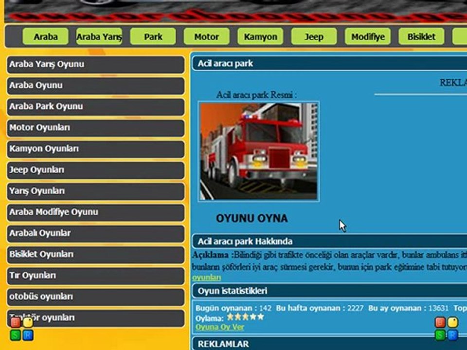 Acil aracı park