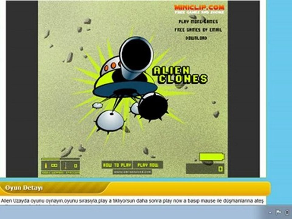 Alien Uzayda Oyunu