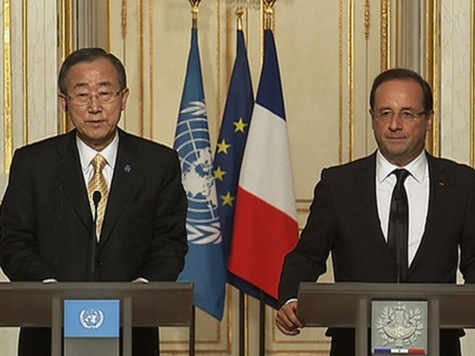 Point de presse avec M. Ban KI-MOON,  Secrétaire général de l'ONU
