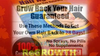 TOTAL HAIR REGROWTH  (How To Stop Hair Loss And Regrow It The Natural Way)