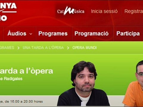 World Concert Hall on the Catalan Radio