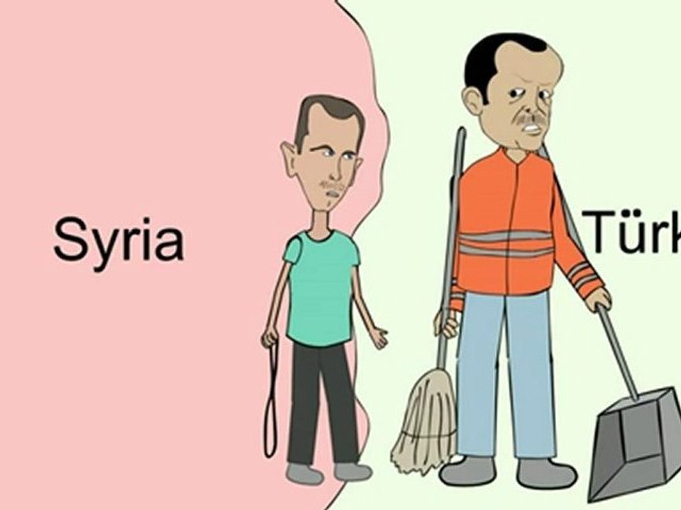 Oğlum bak git ! Erdoğan ve Beşşar _ çizgifilm versiyon _