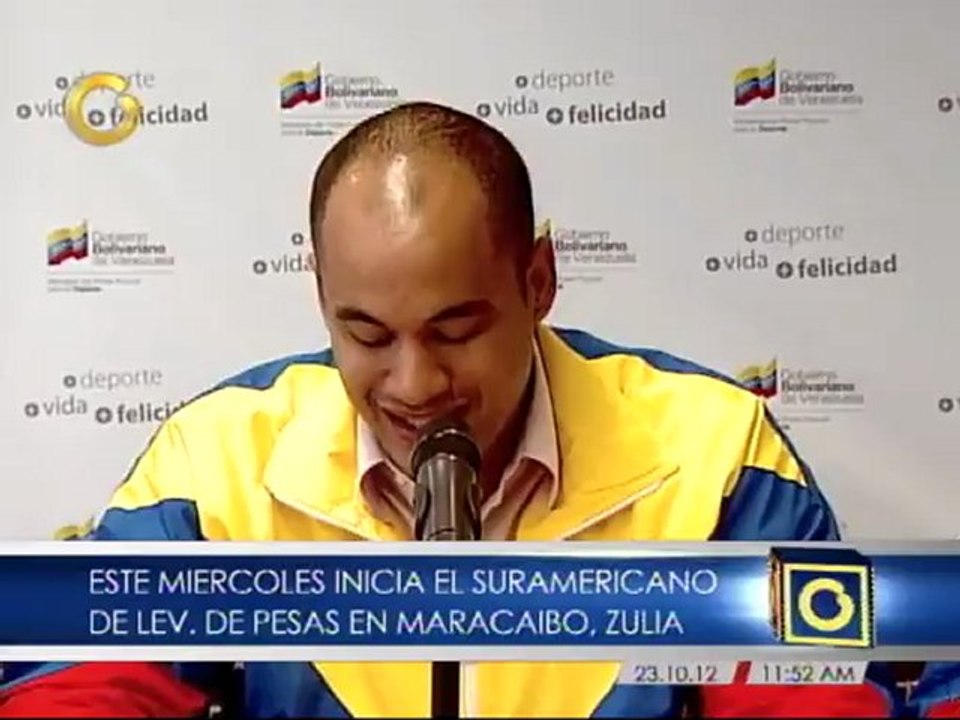 Este miércoles inicia el Suramericano de levantamiento de pesas en Zulia