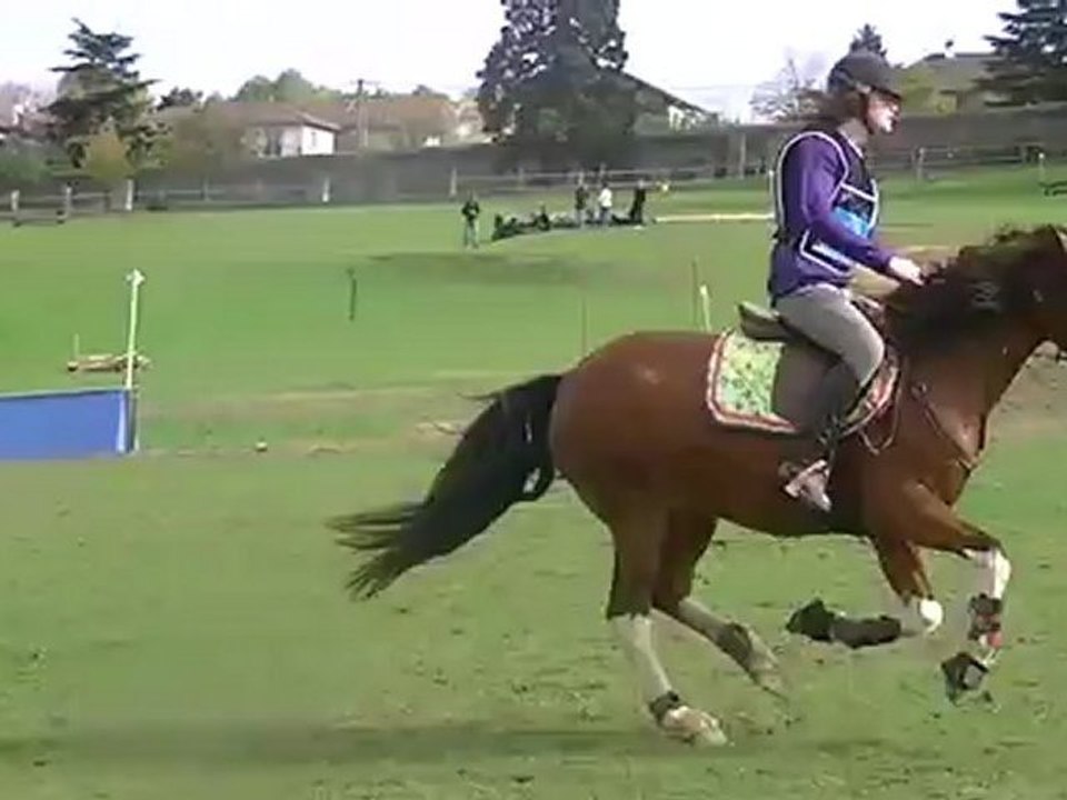 Auriane et Lulu cross CCE Club 3 Chateauneuf