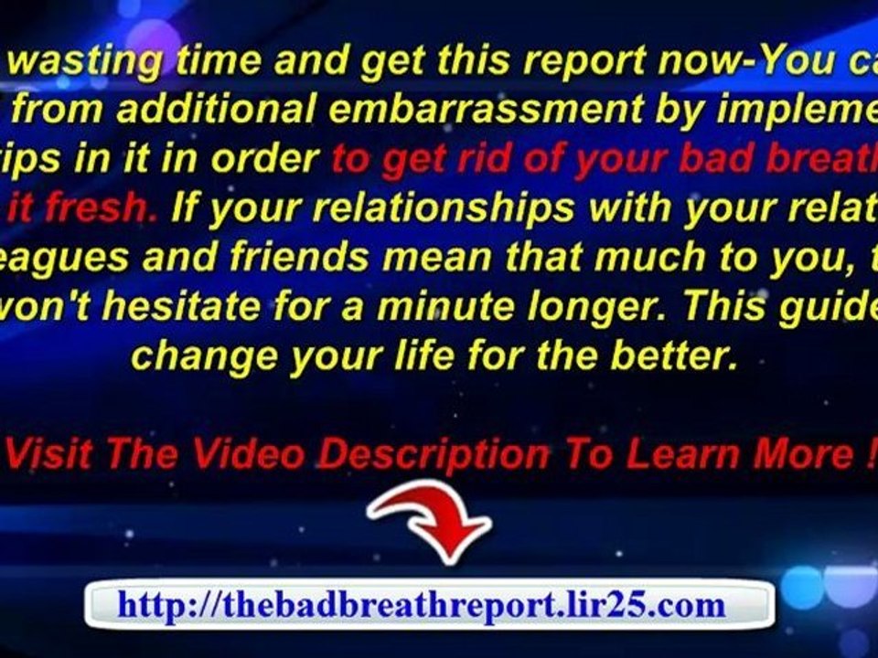 remedy for bad breath - home remedy for bad breath - cure bad breath