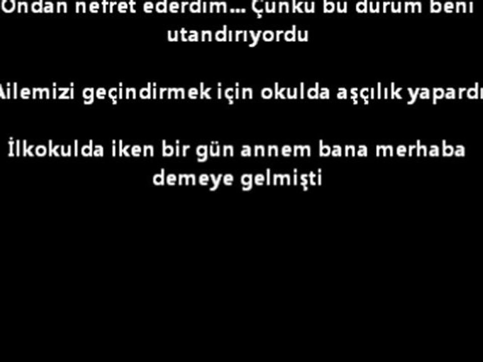 ANNEMiN SADECE BiR GÖZÜ VARDI -HiKAYE