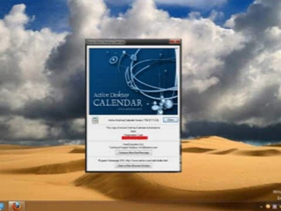 Active Desktop Calendar 7.96 Registration Code [Expires 2015]