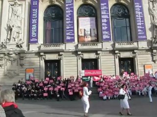 " Un Papa Une Maman , On ne ment pas aux Enfants" Happening à Lille (23 Octobre 2012)