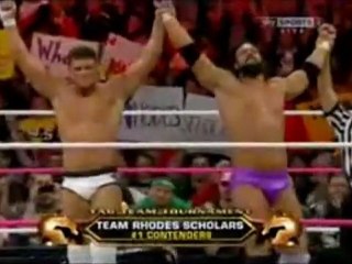 Team Rhodes Scholars Wins The  Tag Team Tournament!