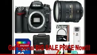 Nikon D7000 Digital SLR Camera Body with 18-200mm VR II Zoom Lens + 32GB Card + Filter + Case + Accessory Kit
