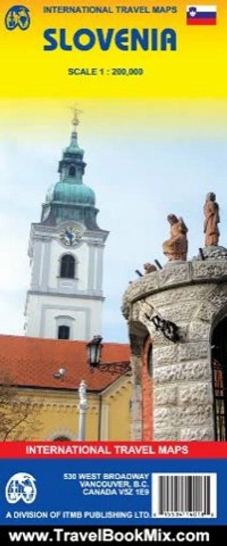 ⁣Travelling Book Review: Slovenia 1:200,000 Travel Map by ITM Canada