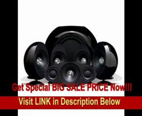 KEF KHT3005BL (SE) 5.1 Home Theater Speaker System (Gloss Black)