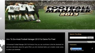 Football Manager 2013 Download Full Game Free