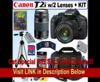 Canon EOS Rebel T2i 18 MP CMOS APS-C Digital SLR Camera with EF-S 18-55mm f/3.5-5.6 IS II Zoom Lens 