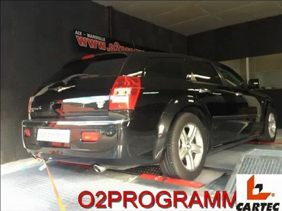 ::: o2programmation ::: Reprogrammation Moteur Chrysler 300C CRD 218 réel: 210cv @ 250cv dyno o2programmation marseille