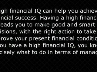 Increase Your Financial IQ Now