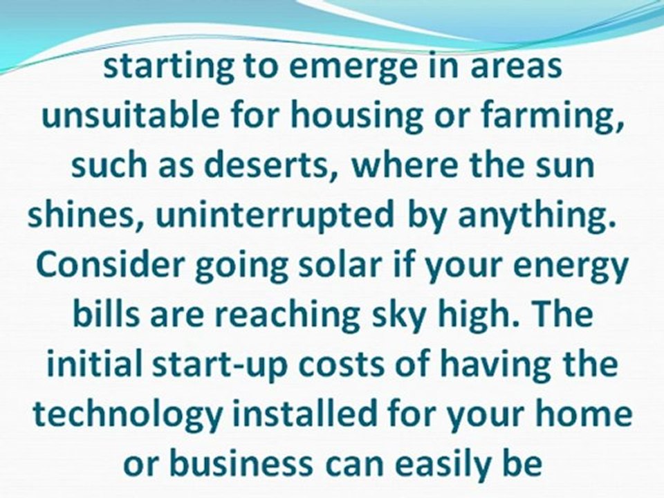 Going Solar