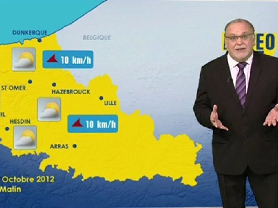Opal'TV : La météo du mardi 23 octobre 2012