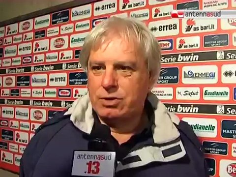 TG 23.10.12 Calcio Bari, Torrente: Un pareggio contro una squadra di valore
