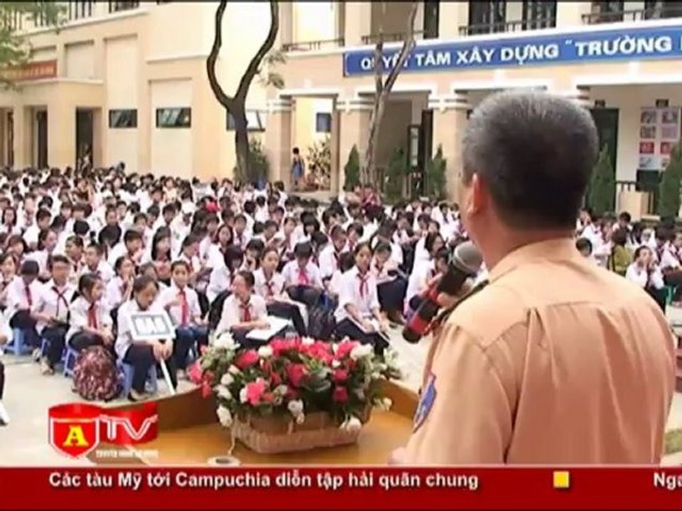 ANTÐ - Tăng cường tuyên truyền luật giao thông ở trường học