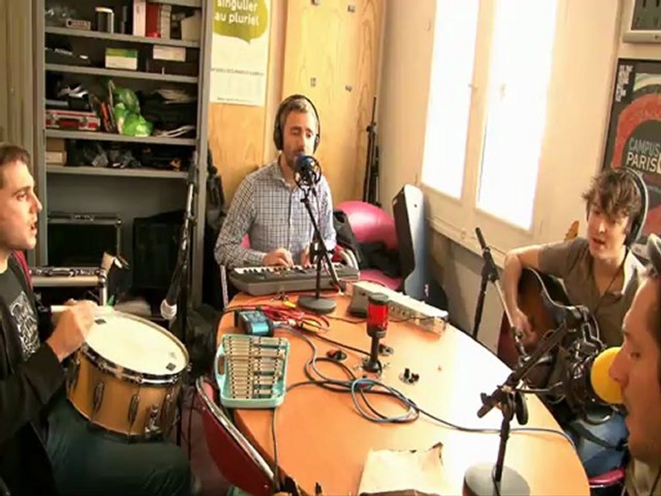 Baden Baden en session acoustique @ Radio Campus Paris